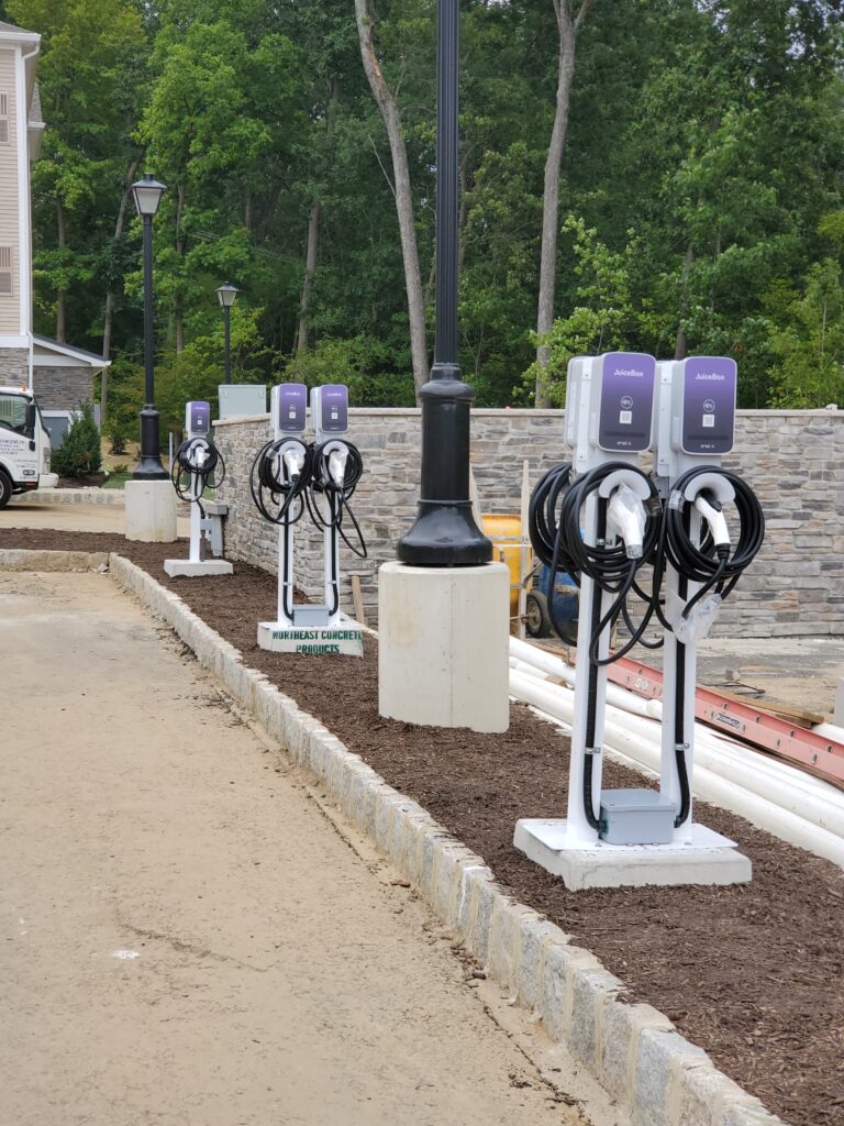 5 Electric Vehical charging station in Morristown